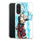 coque samsung A56 5G Super Sayan Bleu