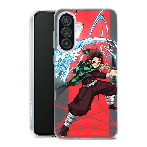 coque samsung A56 5G Tanjiro Dragon Phone