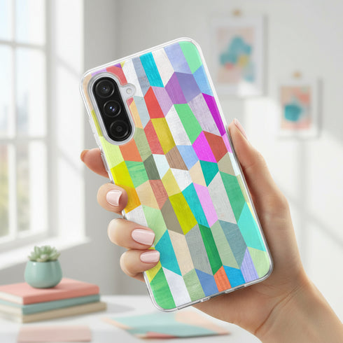 coque téléphone antichoc pas chère en ligne pour samsung galaxxy a56 5g, motif aesthetic pastel