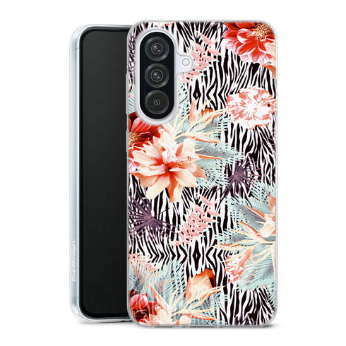 Coque Samsung Galaxy A56 5G Tropicallia | Housse silicone, antichocs, protection optimale - Motif floral