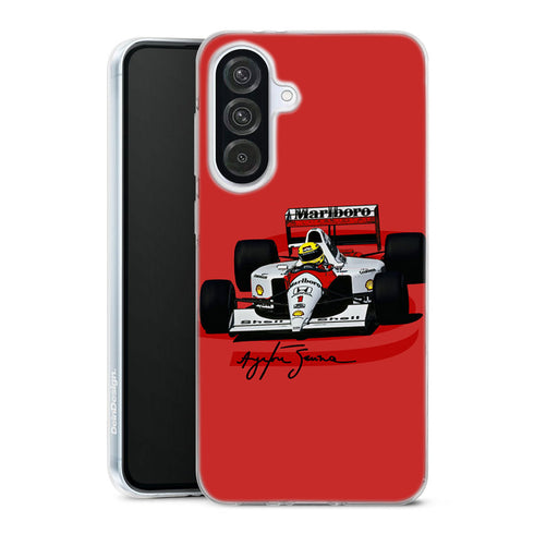 Coque Telephone Samsung A56 5G originale Ayrton Senna Formule 1 King