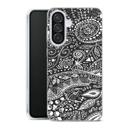 Coque pour Samsung A56 5G Aztec bw handmade
