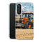 Coque Samsung Galaxy A56 5G Farm Tractor Kubota | Housse silicone, antichocs, protection optimale - Motif floral Rouge