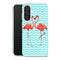 Coque pour Samsung A56 5G Flamingo love