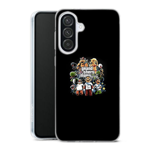 Coque Samsung Galaxy A56 5g Grand Theft Mario | Housse silicone, Protection optimale - Motif Jeux video Gaming