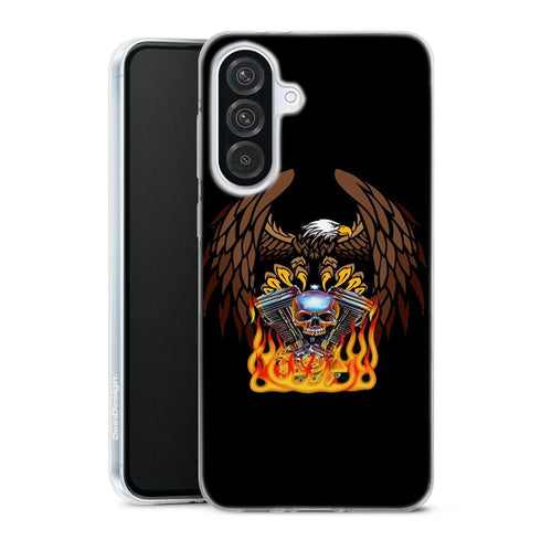 Coque Samsung Galaxy A56 5G Harley Davidson Skull engine
