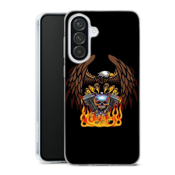 Coque Samsung Galaxy A56 5G Harley Davidson Skull engine