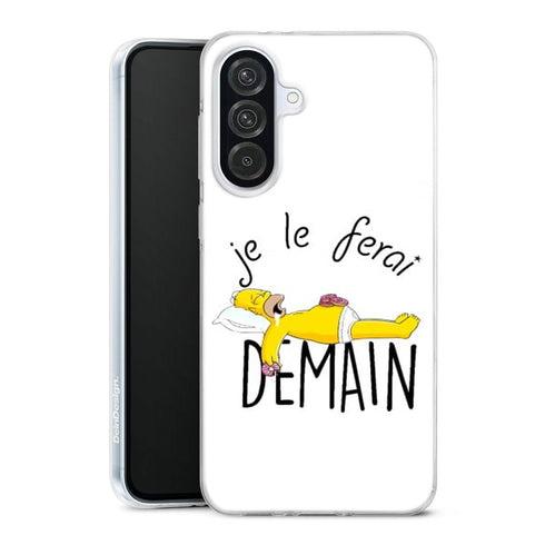 coque samsung A56 5G Je le ferai demain Homer donuts