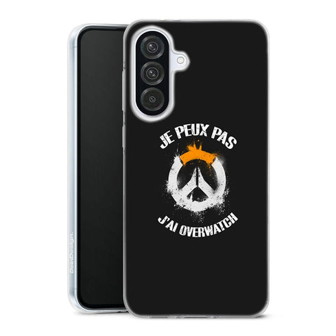Coque Samsung Galaxy A56 5g Je peux pas j'ai Overwatch | Housse silicone, Protection optimale - Motif Jeux video Gaming