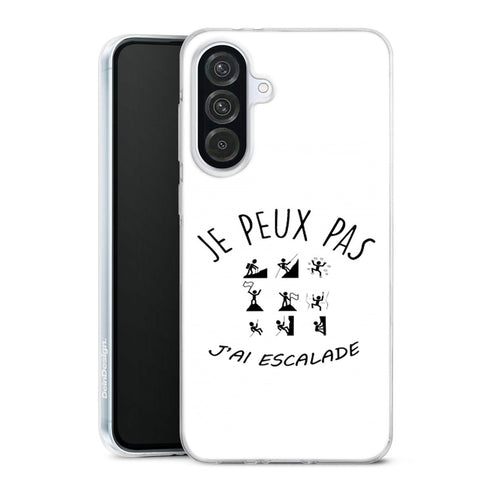 Coque Samsung Galaxy A56 5G Je peux pas j'ai Escalade