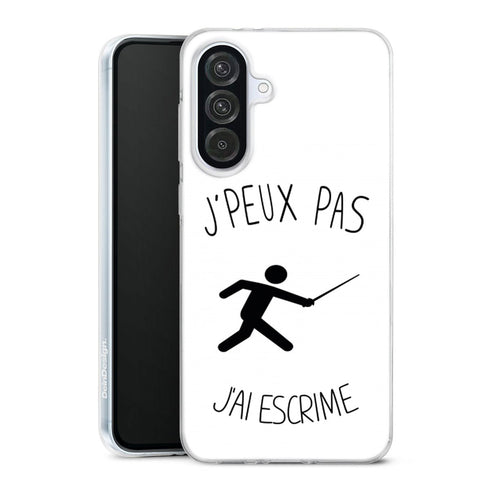 Coque Samsung Galaxy A56 5G Je peux pas j'ai Escrime