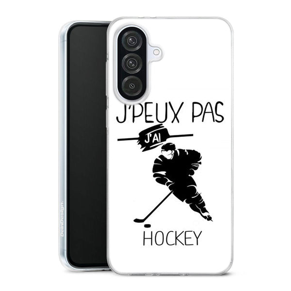 Coque Samsung Galaxy A56 5G Je peux pas j'ai Hockey Sur Glace