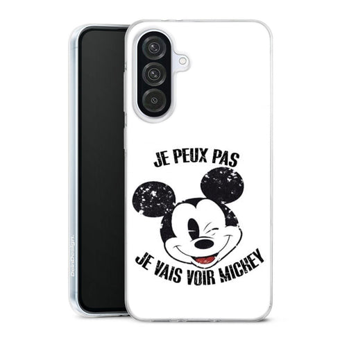 coque samsung A56 5G Je peux pas je vais voir Mickey