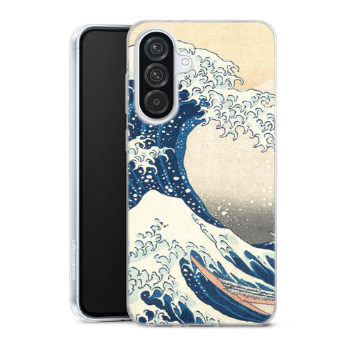 Coque Samsung Galaxy A56 5G Kanagawa Wave | Housse silicone, antichocs, protection optimale - Motif floral