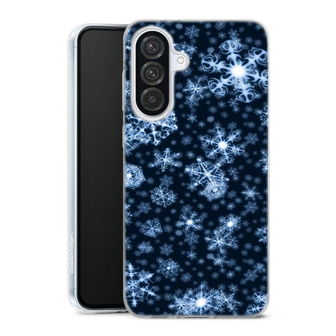 Coque Samsung Galaxy A56 5G Let it Snow | Housse silicone, antichocs, protection optimale - Motif floral Neige