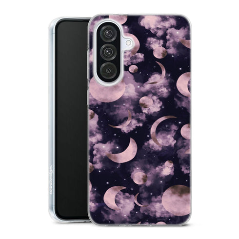 Coque Samsung Galaxy A56 5G Magic Moons | Housse silicone, antichocs, protection optimale - Motif floral