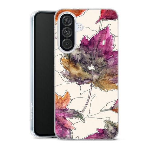 Coque Samsung Galaxy A56 5G Mapple Pattern | Housse silicone, antichocs, protection optimale - Motif floral