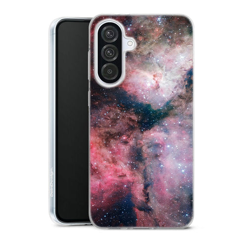 Coque Samsung Galaxy A56 5G Nebuleuse Carene | Housse silicone, antichocs, protection optimale - Motif floral