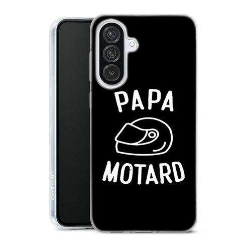 Coque Samsung Galaxy A56 5G Papa Motard Passion