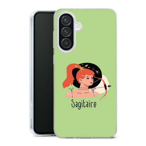 Coque de protection en silicone Samsung A56 5G Zodiac Sagitaire