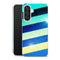 Coque pour Samsung A56 5G Striped colorful glitter