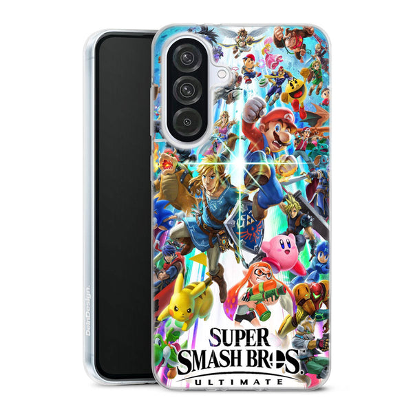 Coque Samsung Galaxy A56 5g Super smash bros ultimate | Housse silicone, Protection optimale - Motif Jeux video Gaming