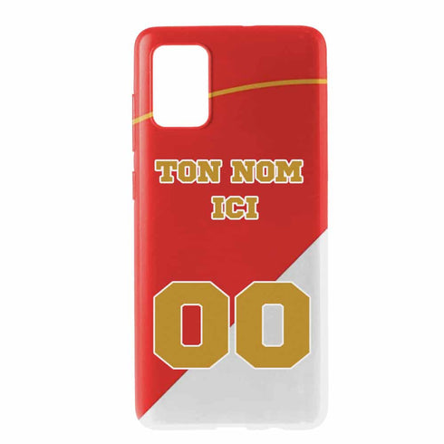 Achat Coque portable Samsung A71 Foot AS Monaco