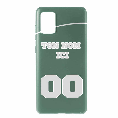 Coque Allez les Verts Stephanois pour Samsung A71 personnalisable