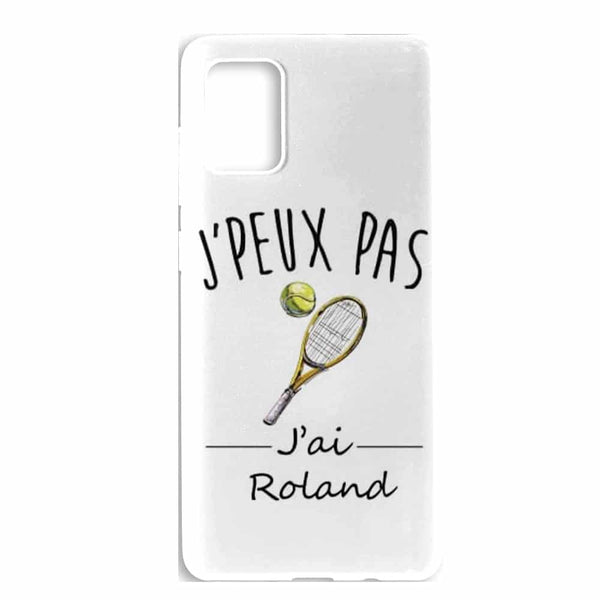 Achat Coque téléphone A71 Je peux pas j'ai Tennis à Rolland Garros