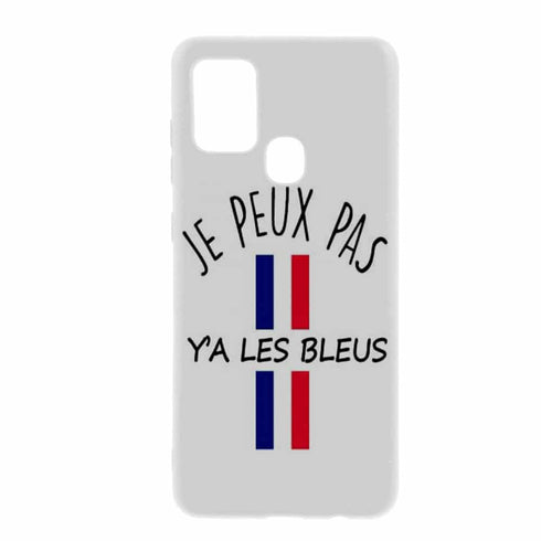 Achat Coque Telephone Samsung a21s Je peux pas y a les Bleus