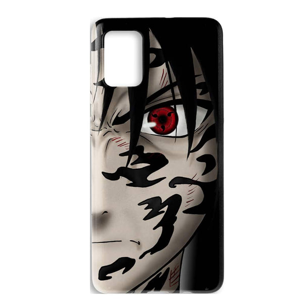 Coque smartphone pas cher Manga Samsung A71 Sasuke Sharingan