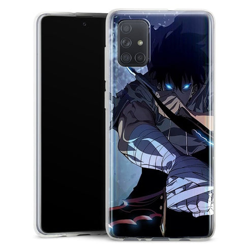 Coque pour Samsung A71 Solo Leveling Jin Woo en Gel Silicone anti chocs
