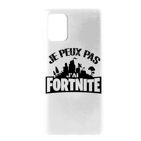 Coque pour Samsung A71 i cant i have fortnite