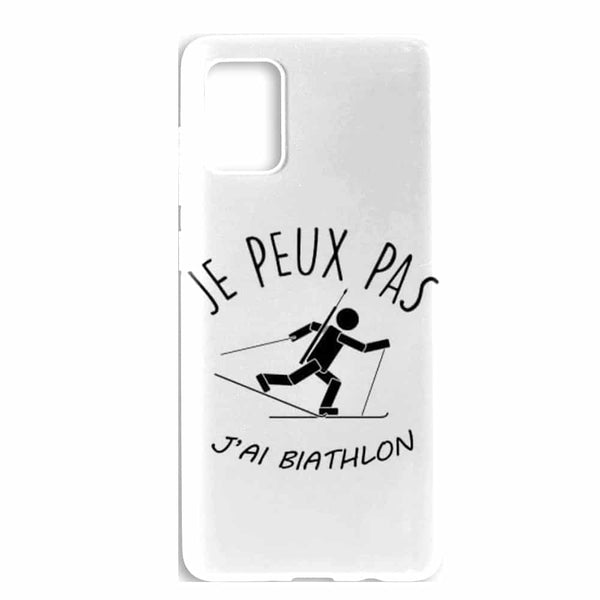 Coque je peux pas j'ai biathlon Samsung A71
