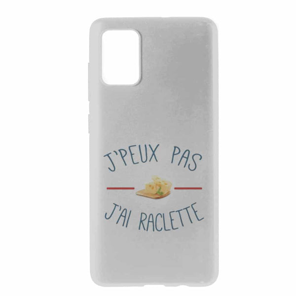 Coque A71 Je peux pas j'ai raclette