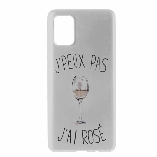 Coque Je peux pas j'ai Rose Vin pour Samsung A71