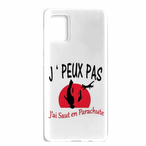 Achat Coque de téléphone Je peux pas j'ai saut en Parachute pour Samsung A71