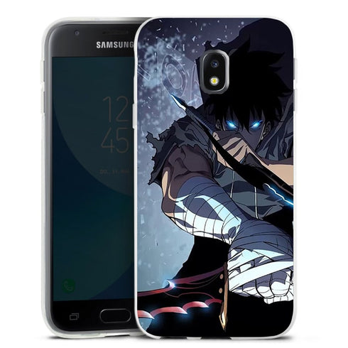 Solo Leveling Jin Woo | Coque Samsung J8 2018 | Tpu Antichocs | Protection Compatible Smartphone Galaxy SM J810 - MaCoquePerso