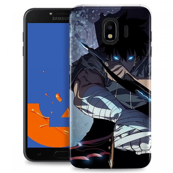 Coque souple anti chocs Solo Leveling Jin Woo pour Samsung Galaxy J4 2018 ( SM J400 )