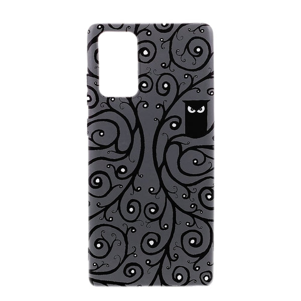 Achat Coque Originale Samsung Galaxy Note 20 Hibou Noir et Blanc