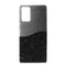 Coque Black Space pour smartphone Samsung Note 20 en Silicone