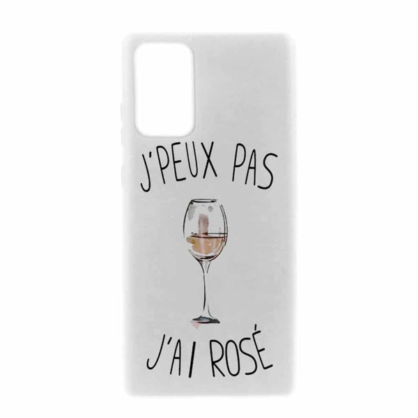 Coque Je peux pas j'ai Rose Vin pour Samsung NOTE 20