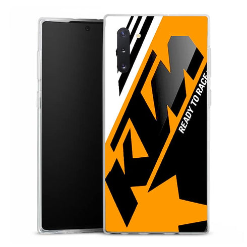 KTM Racing Orange And Black | Coque Samsung A50 | Tpu Antichocs | Etui Silicone Compatible Galaxy SM A505 - MaCoquePerso