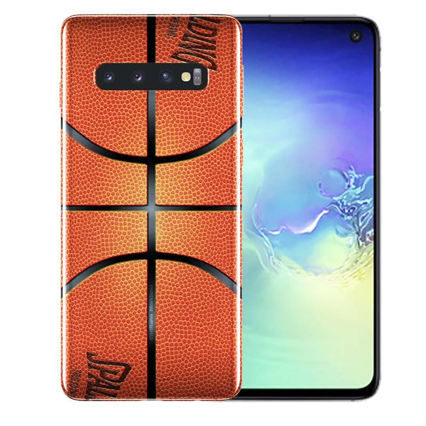 Coque Silicone Samsung S10 Ballon de Basketball