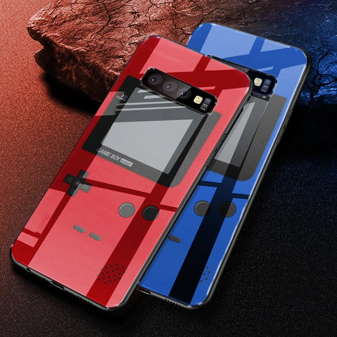 Coque Samsung Game Boy Rouge en Verre Trempé