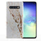 Marbre Blanc Gold, Coque S10 Samsung, S10E, S10 Plus en Silicone