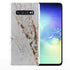 Marbre Blanc Gold, Coque S10 Samsung, S10E, S10 Plus en Silicone