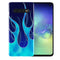 Coque Samsung S10 Tribal Jam Flammes Bleues en Silicone