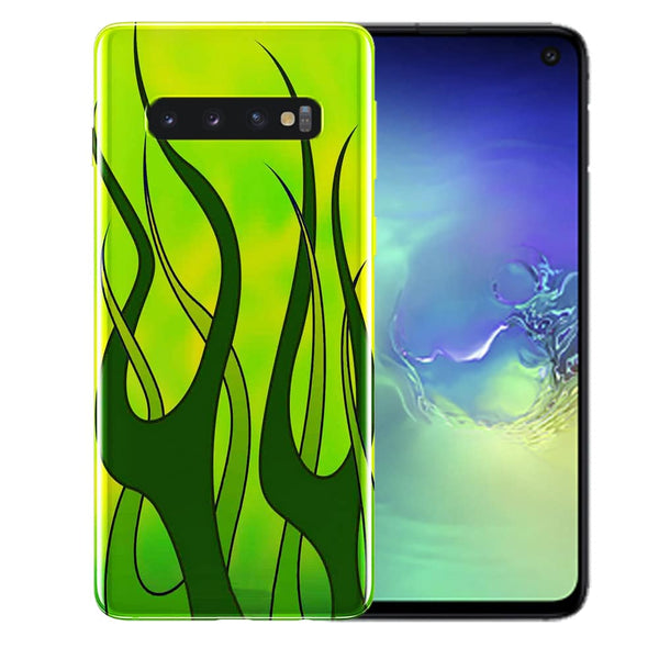 Coque S10 Tribal flammes vertes game of thrones en Silicone