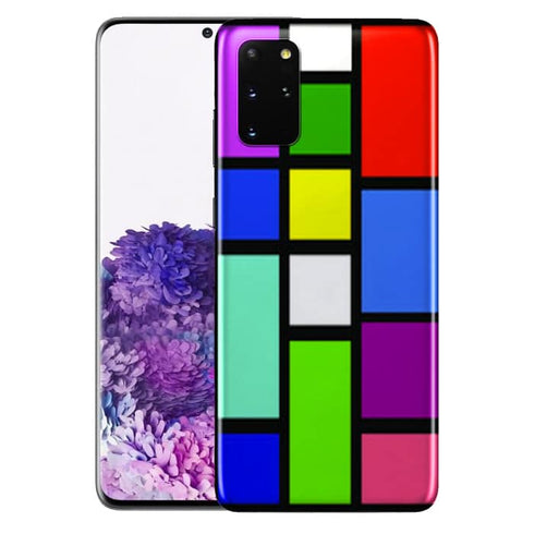 Coque Samsung Galaxy S20 Cubes Colorés